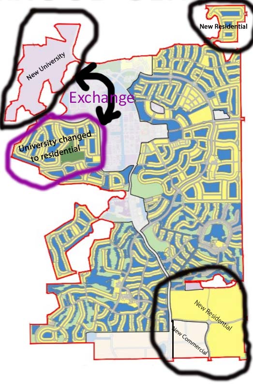 Ave Maria Fl land acquisition map